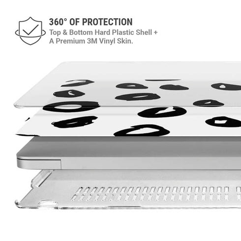 Spotted MacBook Air 15in (2023-2025) Case plus Skin